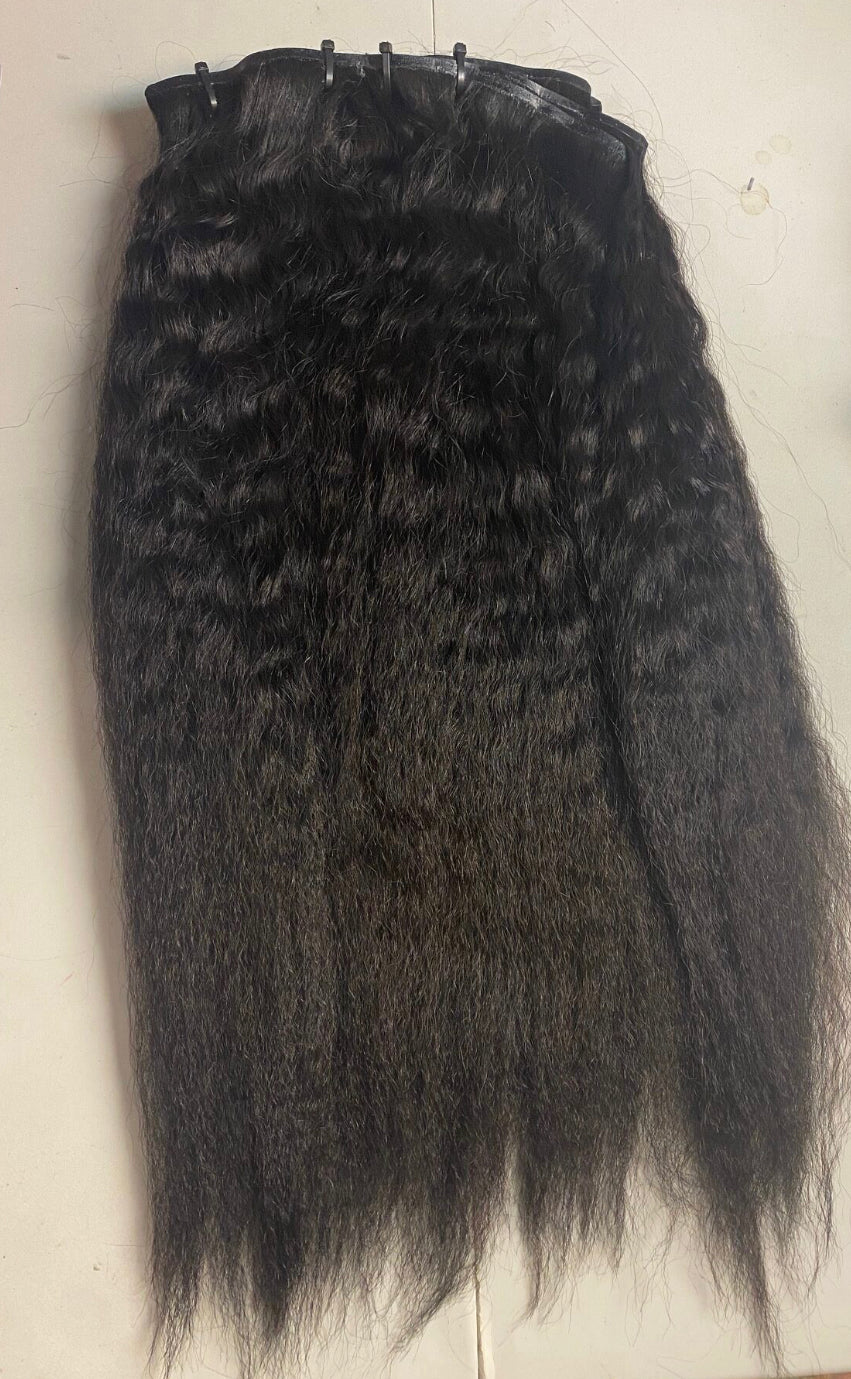Kinky Straight Clip-Ins
